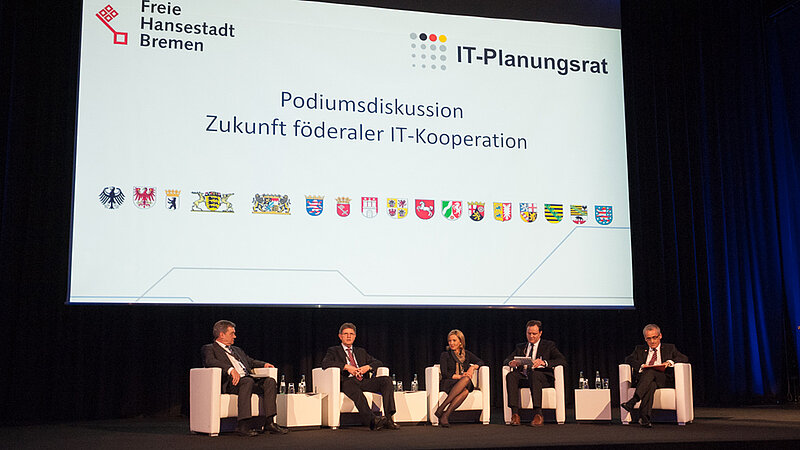 Talkrunde beim Fachkongress des IT-Planungsrats 2017