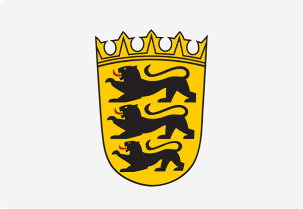 Wappen des Bundeslands Baden-Württemberg