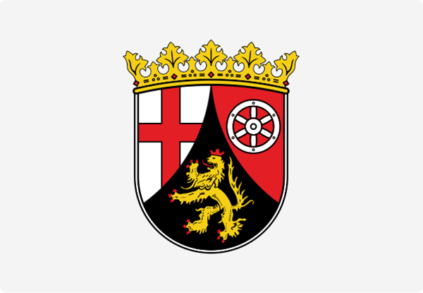 Wappen des Bundeslands Rheinland-Pfalz