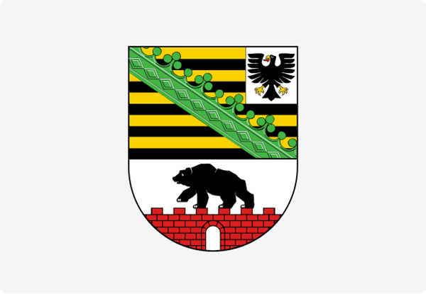 Wappen des Bundeslands Sachsen-Anhalt